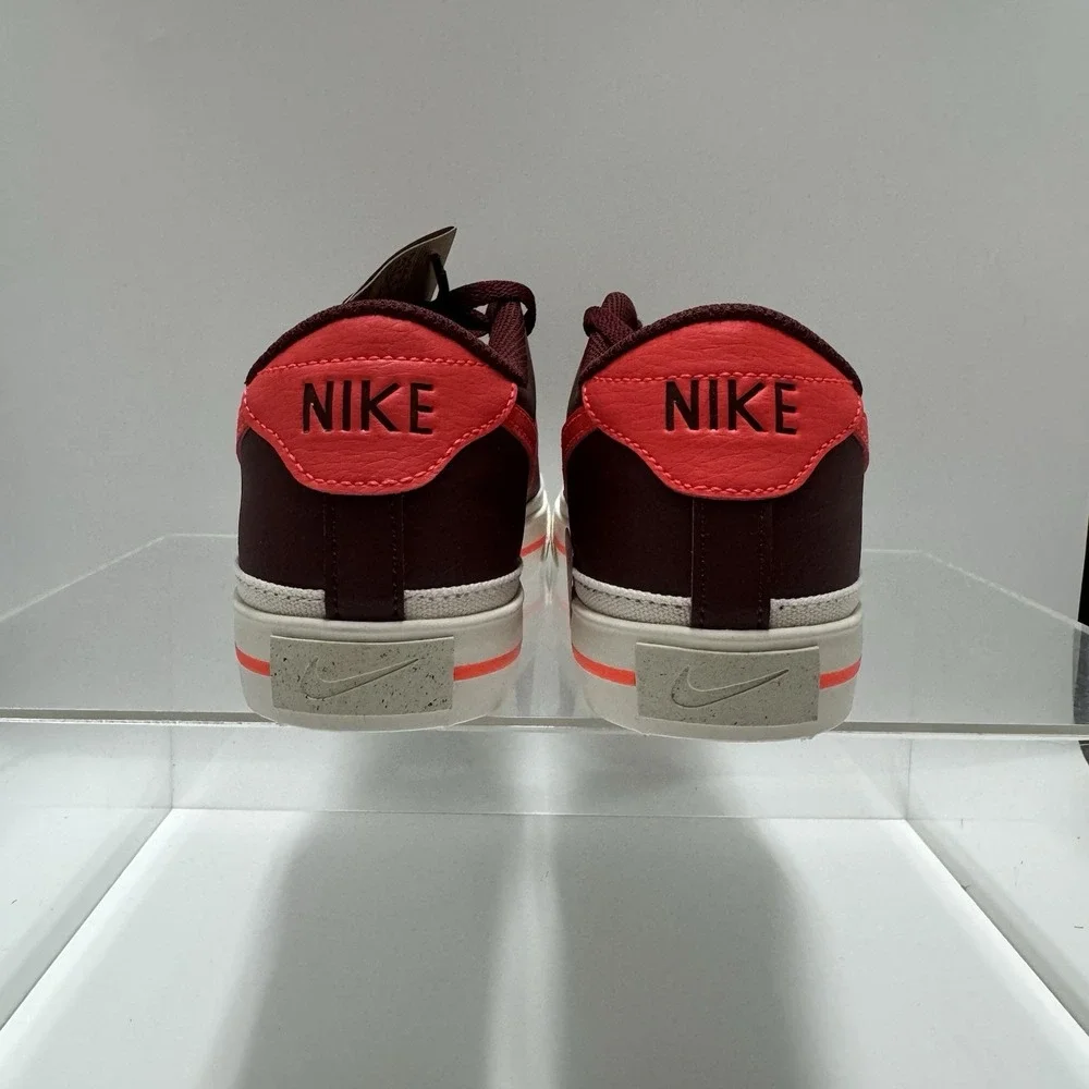 Brand New Nike Court Legacy NN DH3161-100 Shoes Dark Team Red Women's Size 10